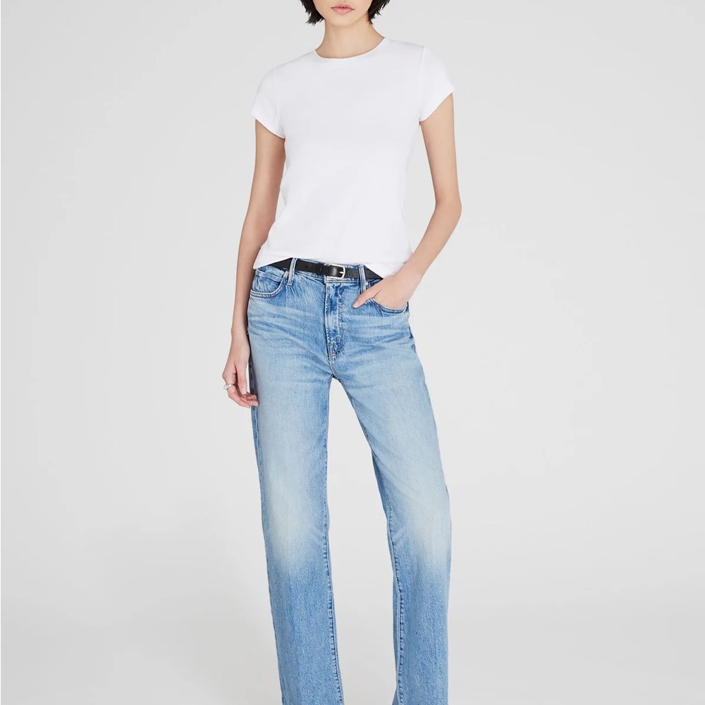 Club Monaco Bowee Tee, Size Medium, Deep Lilac/Plum, Very good condition - Picture 8 of 9